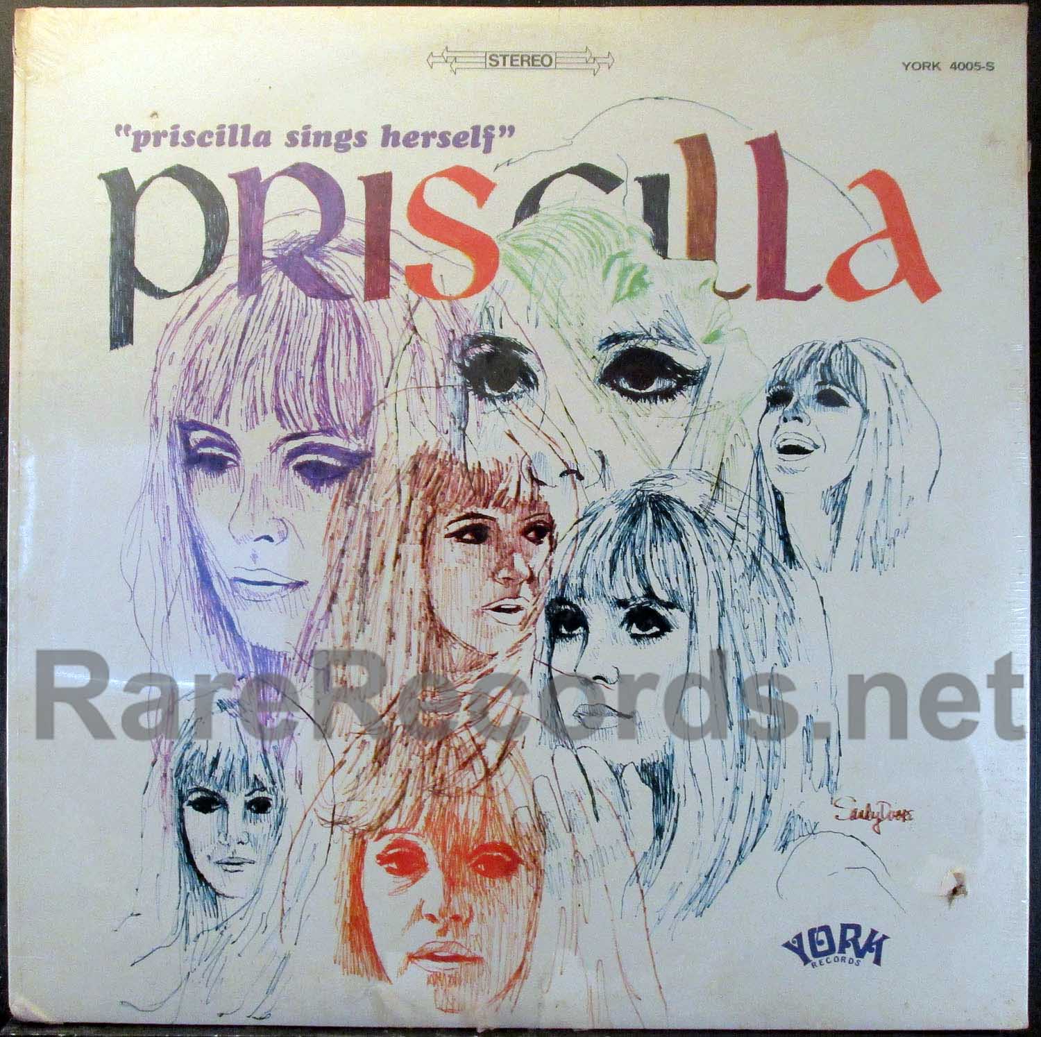 priscilla paris - priscilla sings herself u.s. stereo lp