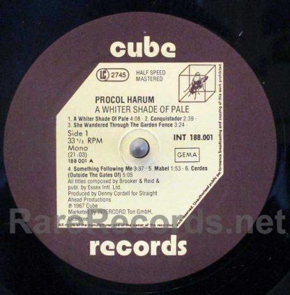 Procol Harum - A Whiter Shade of Pale german audiophile lp