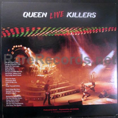 queen live killers japan lp