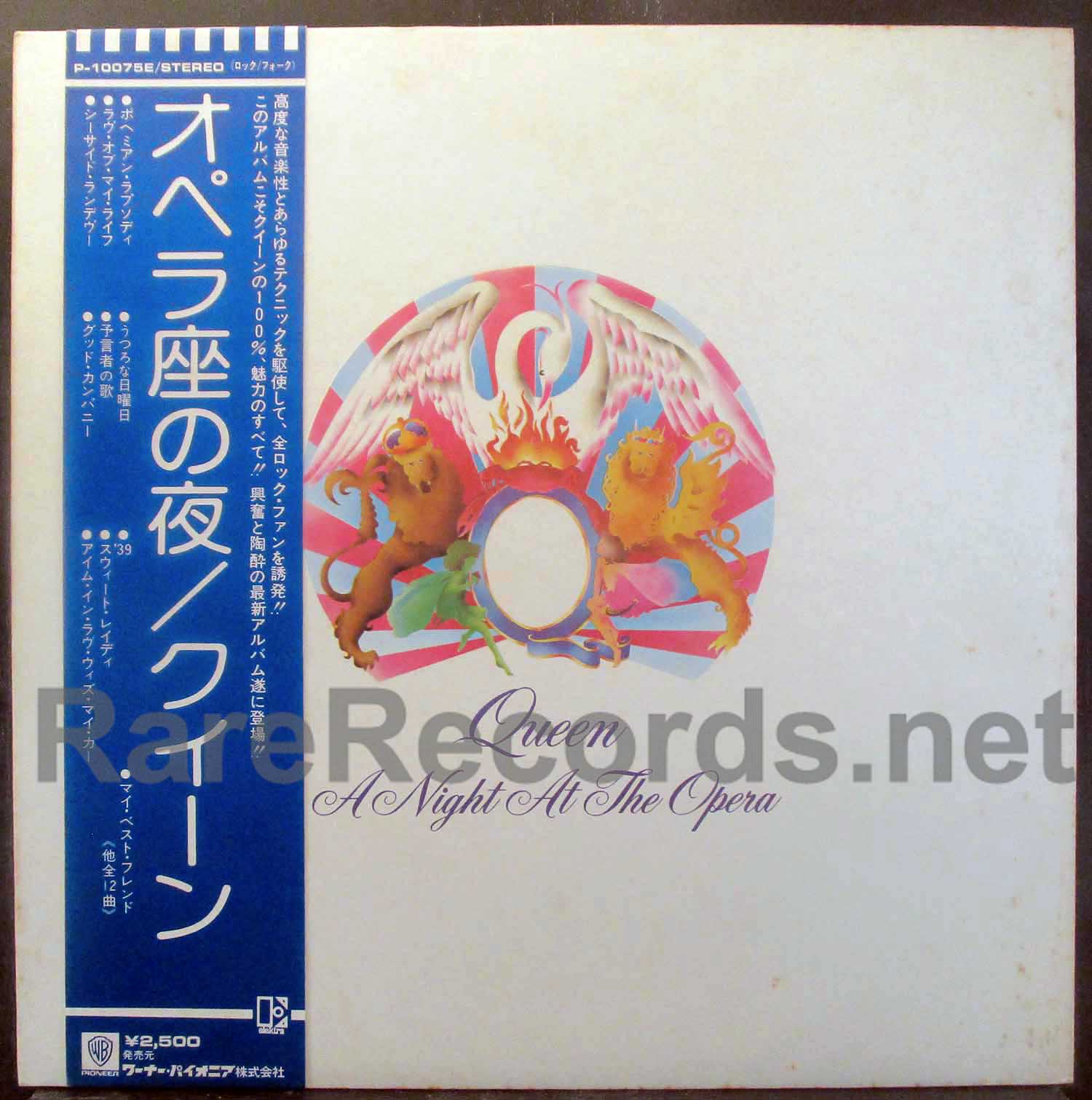 Queen - A Night at the Opera original Japan LP with obi