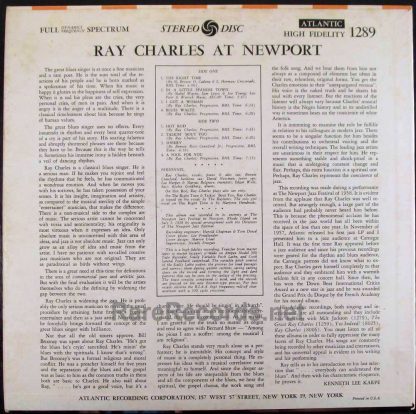 ray charles at newport stereo lp