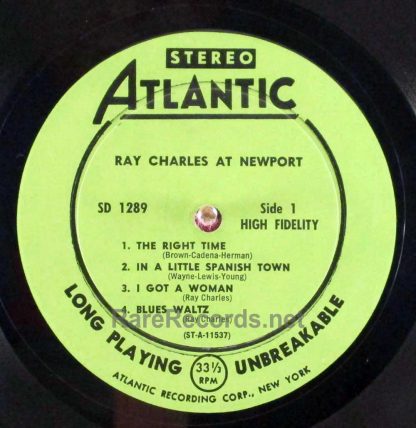 ray charles at newport stereo lp