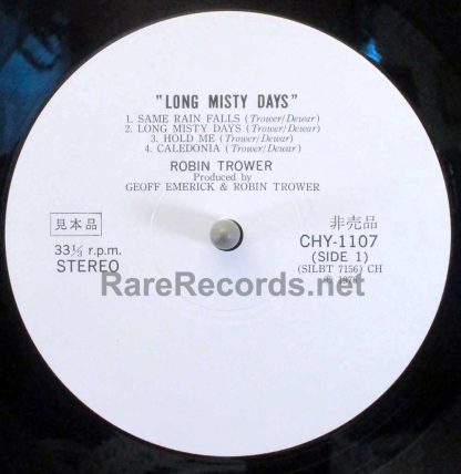 robin trower long misty days japan promo lp