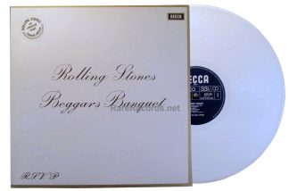 Rolling Stones - Beggar's Banquet 1978 Dutch white vinyl LP