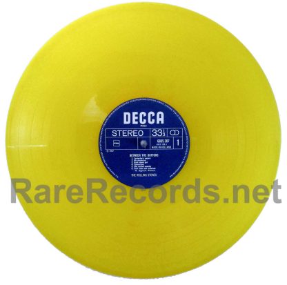 rolling stones - between the buttons dutch yellow vinyl lp