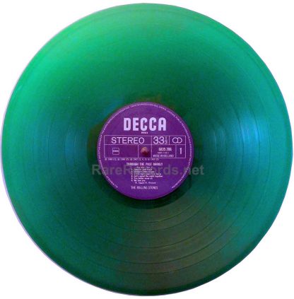 Rolling Stones through the past darkly Dutch green vinyl LP