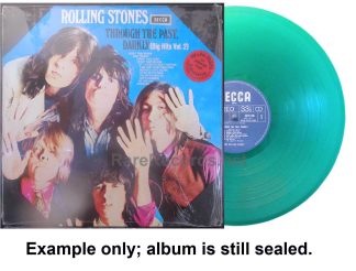 Rolling Stones - Through the Past Darkly Dutch green vinyl LP
