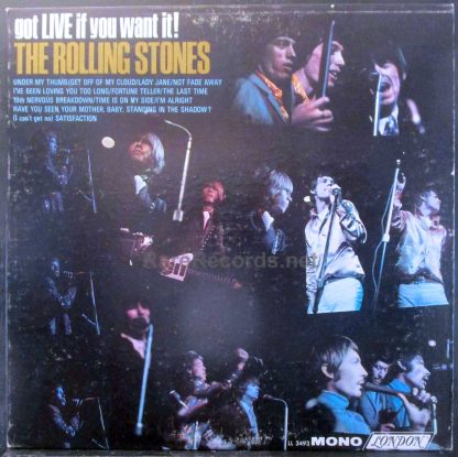 Rolling Stones - Got Live If You Want It! U.S. mono LP