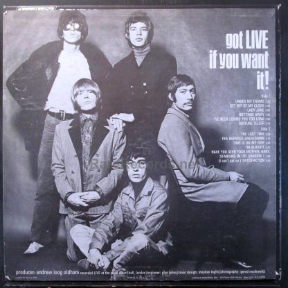 Rolling Stones - Got Live If You Want It! U.S. mono LP