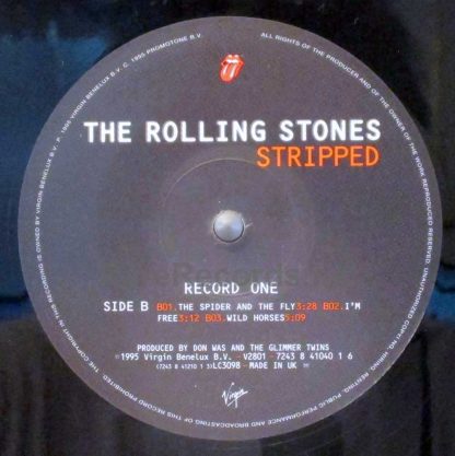 Rolling Stones - Stripped 1995 UK LP