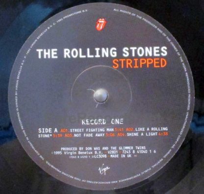 Rolling Stones - Stripped 1995 UK LP