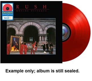 rush moving pictures u.s. red vinyl lp
