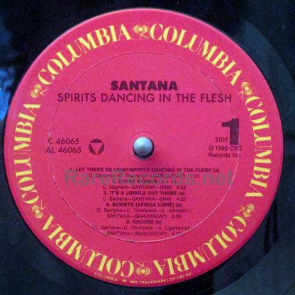 Santana – Spirits Dancing In The Flesh 1990 U.S. LP