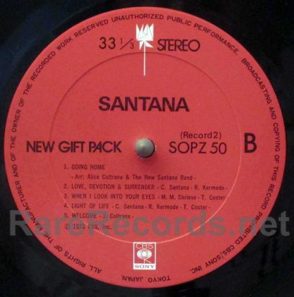 Santana - New Gift Pack Japan LP