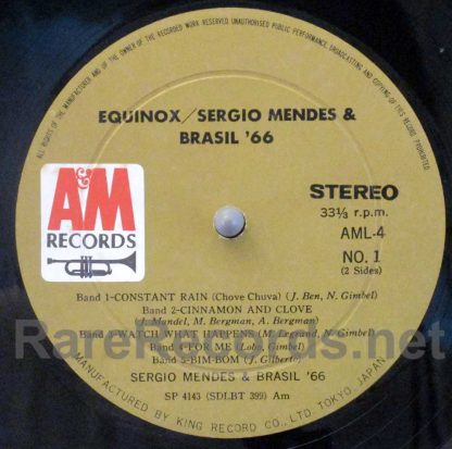 Sergio Mendes & Brasil '66 - Equinox Japan LP