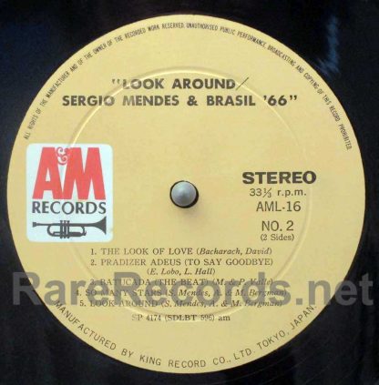 Sergio Mendes & Brasil '66 - Look Around Japan LP