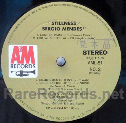 Sergio Mendes & Brasil '66 - Stillness original Japan LP