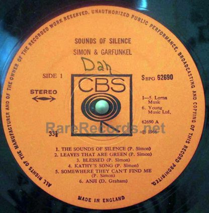 Simon & Garfunkel - The Sounds of Silence original UK stereo LP