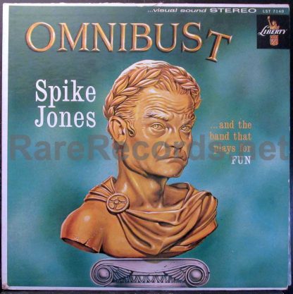 spike jones - omnibust u.s. blue vinyl lp