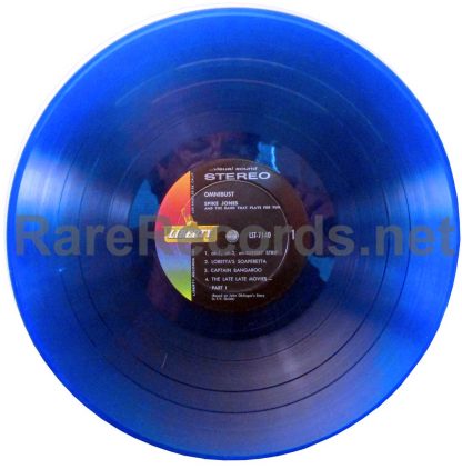 spike jones - omnibust u.s. blue vinyl lp