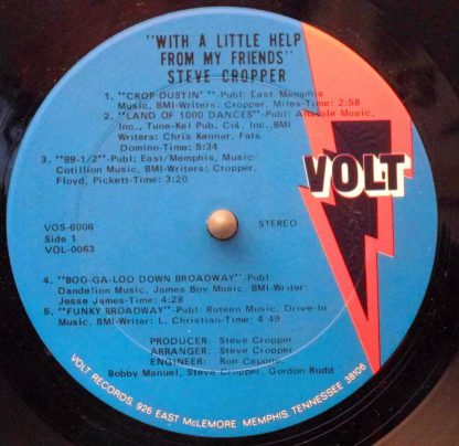 Steve Cropper – With A Little Help From My Friends u.s. lp