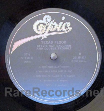 Stevie Ray Vaughan - Texas Flood Japan LP