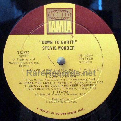 Stevie Wonder - Down to Earth 1966 U.S. stereo LP