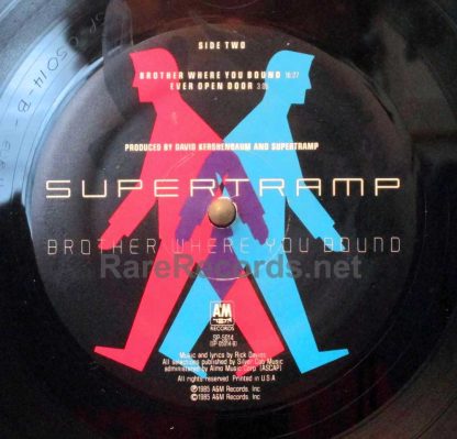 Supertramp - Brother Where You Bound 1985 U.S. LP