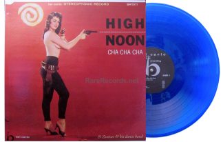 si zentner high noon cha cha cha u.s. blue vinyl stereo LP