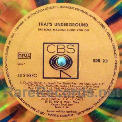 That's Underground German multicolor vinyl LP