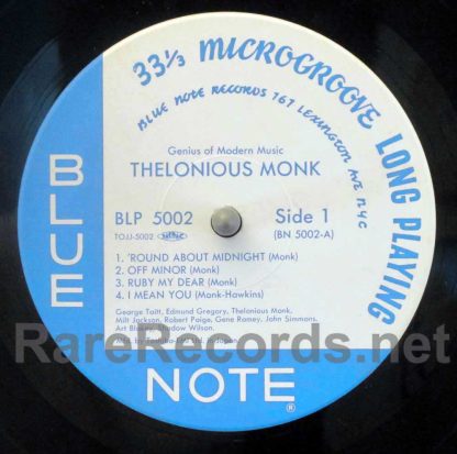 Thelonious Monk - Genius of Modern Music Japan 10" LP