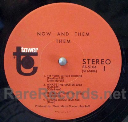 them - now and them u.s. lp
