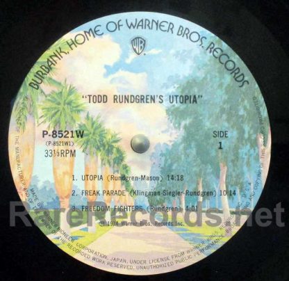 Todd Rundgren - Todd Rundgren's Utopia Japan LP