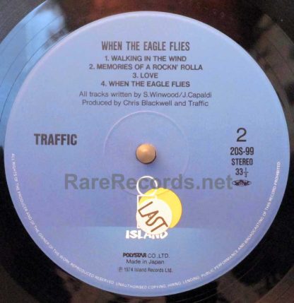 Traffic - When the Eagle Flies 1982 Japan LP