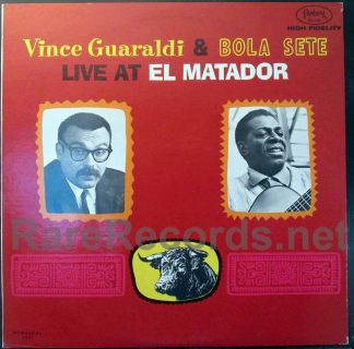 Vince Guaraldi & Bola Sete – Live At El Matador u.s. promo lp
