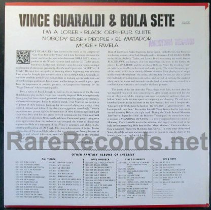 Vince Guaraldi & Bola Sete – Live At El Matador u.s. promo lp