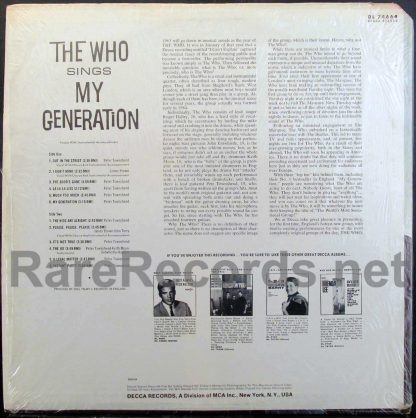 who - my generation u.s. lp