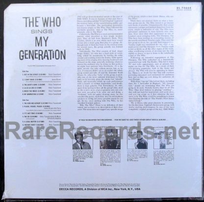 the who - my generation u.s. stereo lp