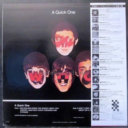 the who a quick one japan lp
