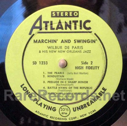 Wilbur De Paris – Marchin' and Swingin' 1958 U.S. stereo LP