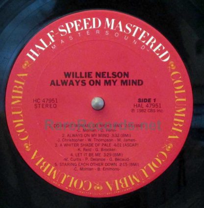 Willie Nelson - Always on My Mind u.s. mastersound LP
