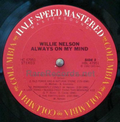 Willie Nelson - Always on My Mind u.s. mastersound LP