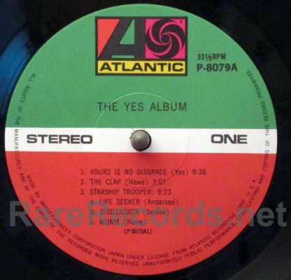 Yes - Time and a Word 1974 Japan LP