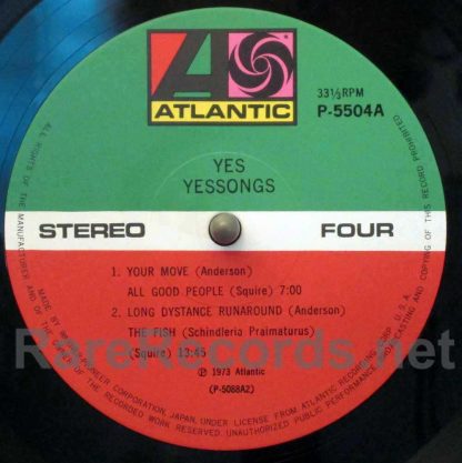 Yes - Yessongs 1975 Japan 3 LP