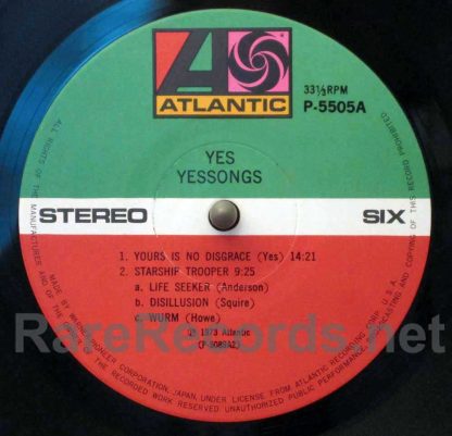 Yes - Yessongs 1975 Japan 3 LP